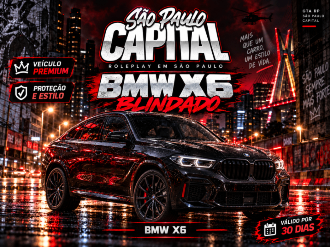 BMW X6 Blindado (30 Dias)