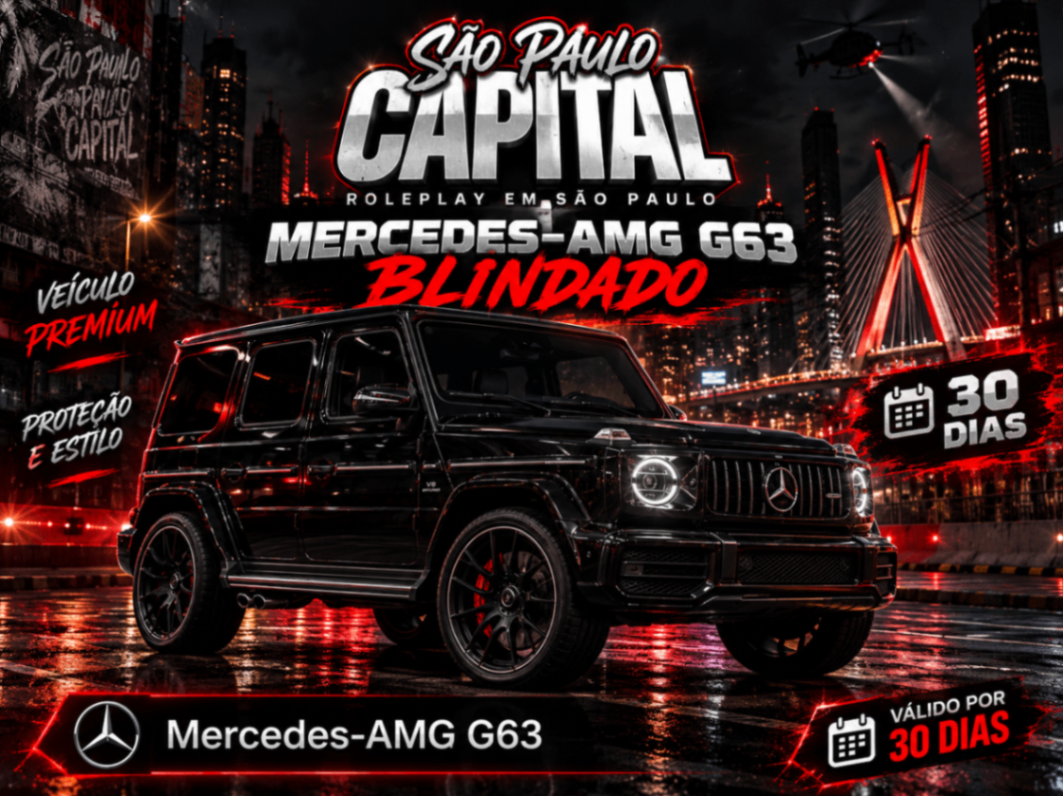 Mercedes-AMG G63 Blindado (30 Dias)