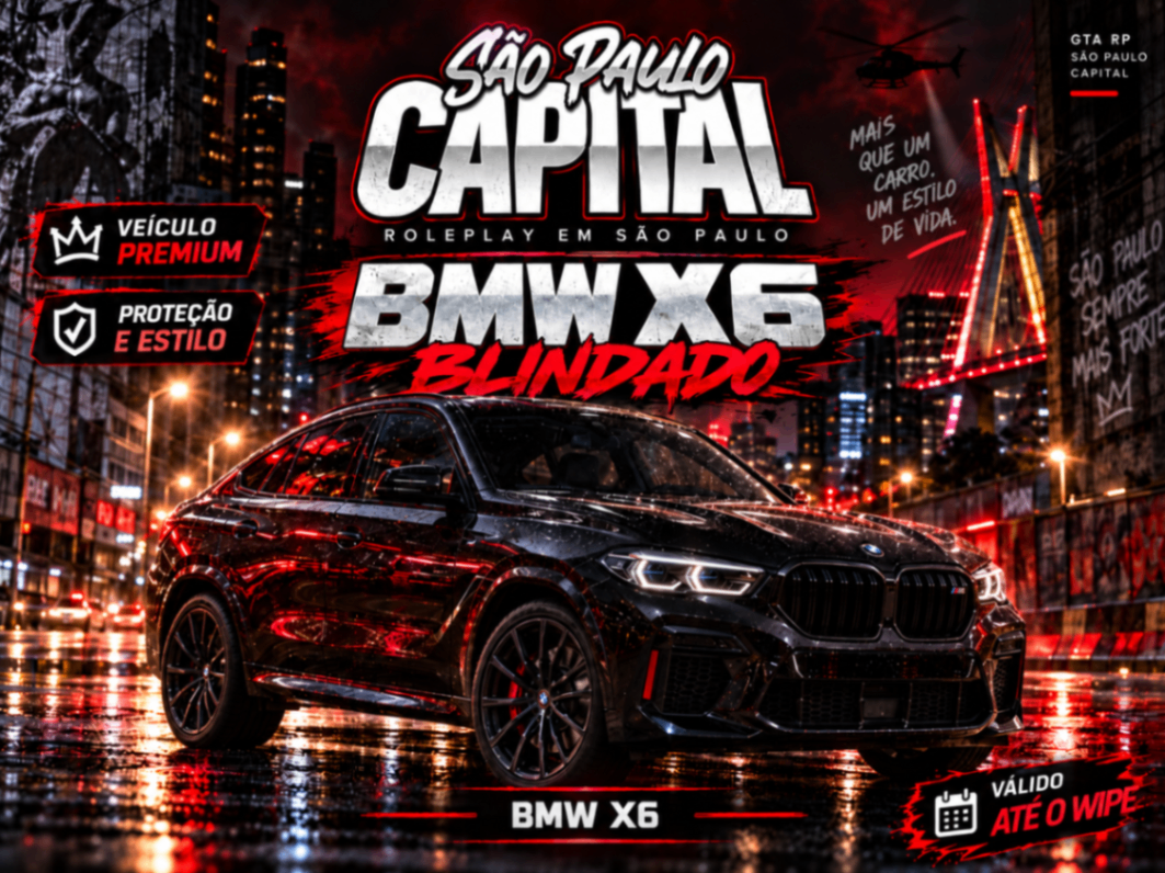 BMW X6 Blindado (Até Wipe)