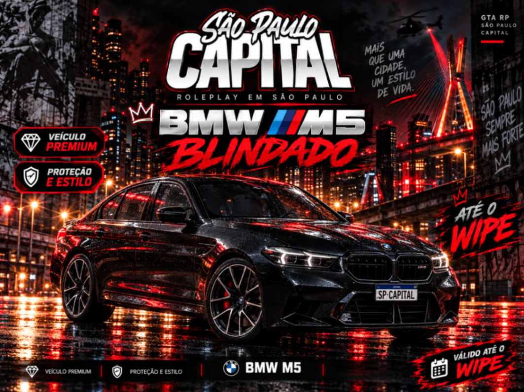 BMW M5 Blindado (Até Wipe)
