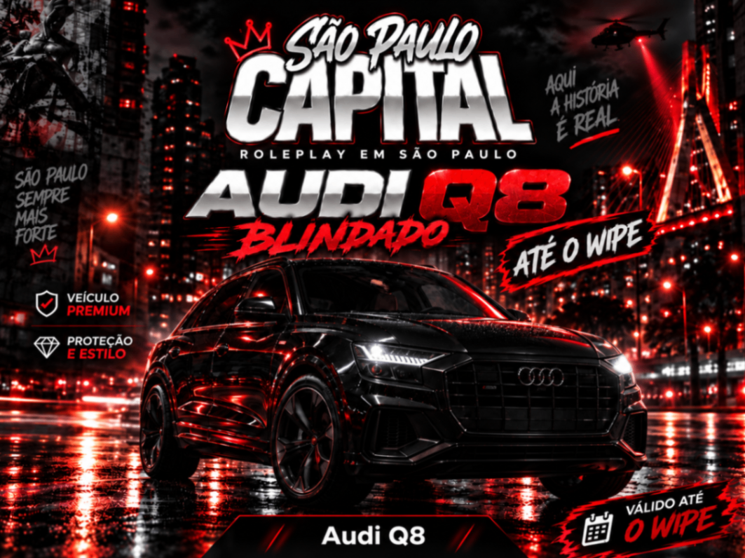 Audi Q8 Blindado (Até Wipe)
