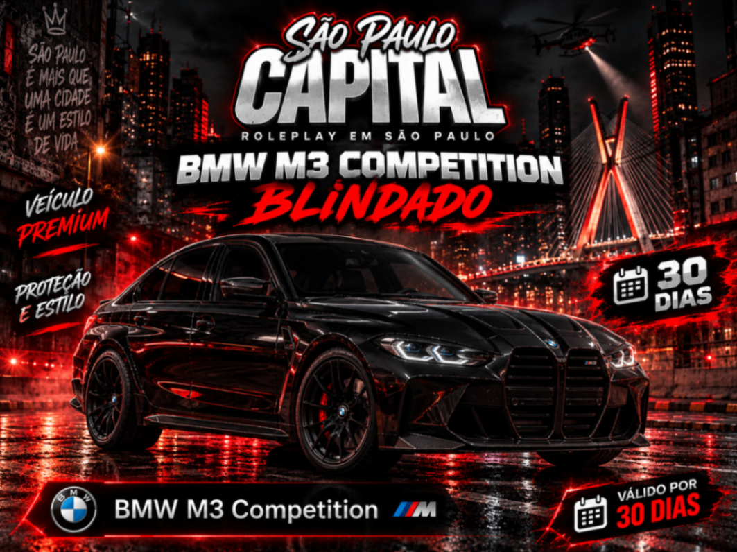 BMW M3 Competition Blindado (30 Dias)