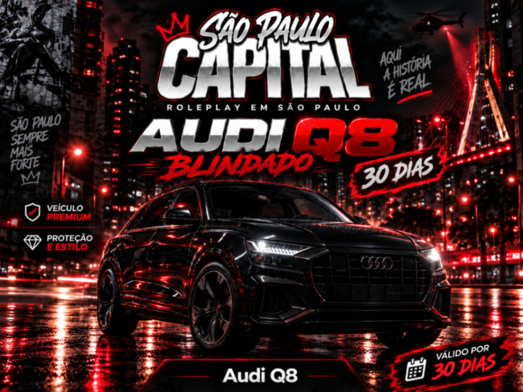 Audi Q8 Blindado (dias 30)